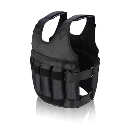 15-50Kg Adjustable Weight Vest Weighted Fitness Training Set with Steel Plate Weighted Bracelet Ankle Bodybuilding Accessories